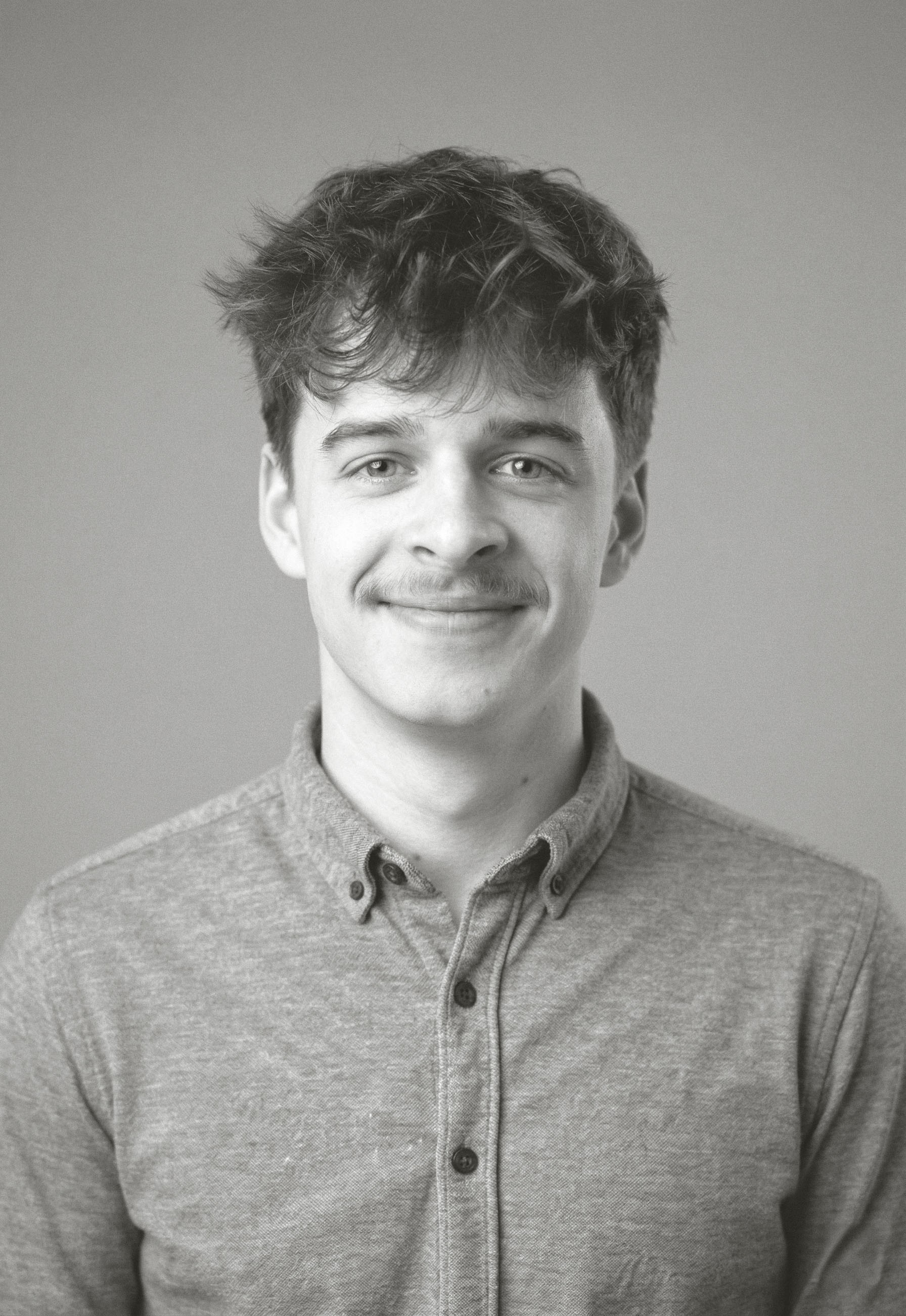 Side profile portrait of a woman