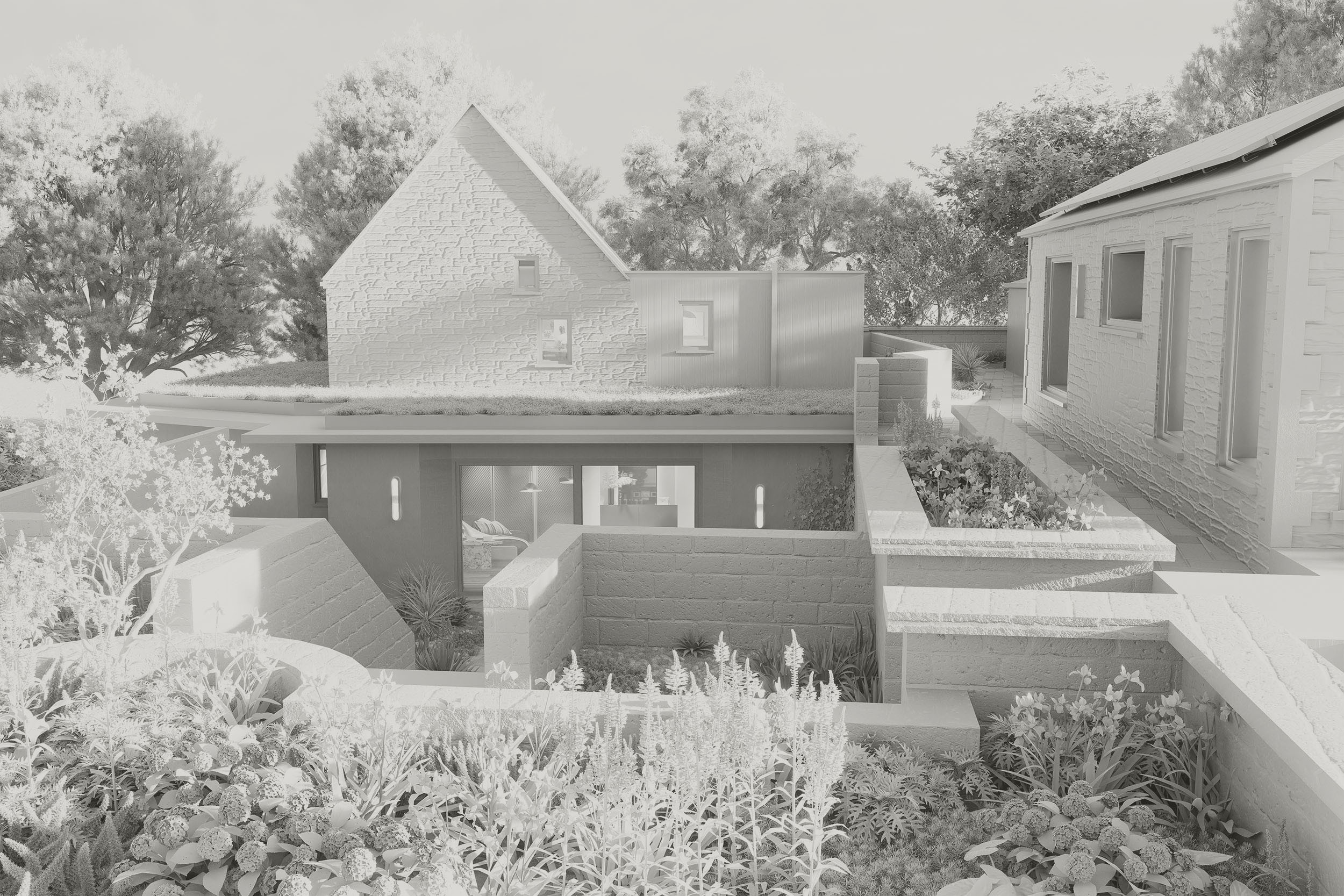 Woman with sunglasses walking down runway